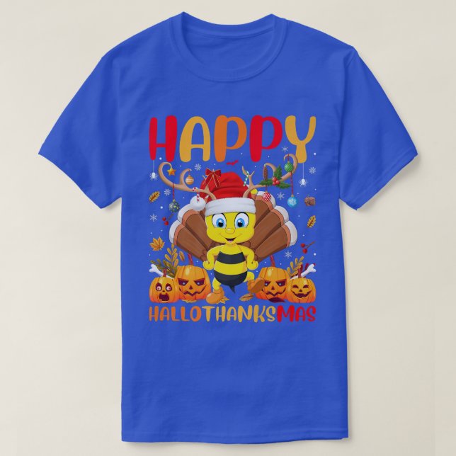 Funny Bumble Bee Lover Happy Bumble Bee HelloThank T Shirt (Design framsida)