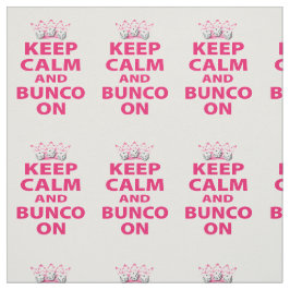 Funny Bunco Dice Novelty Behålla Lugn Tyg