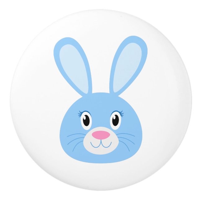 Funny Bunny Blue Knopp (Framsidan)