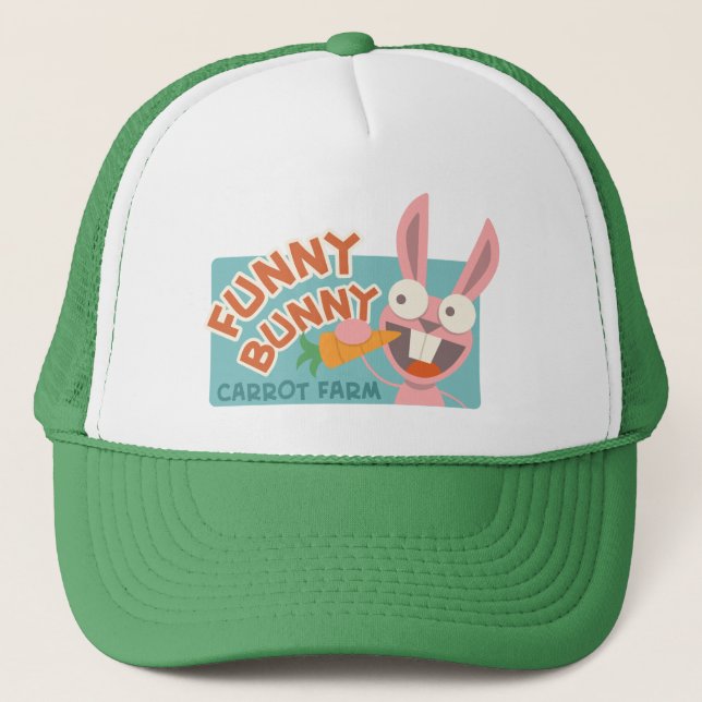 Funny Bunny Farmers Hat Keps (Framsida)