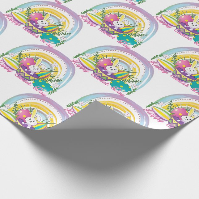 Funny Bunny Glad påsk Day Presentpapper (Hörn)