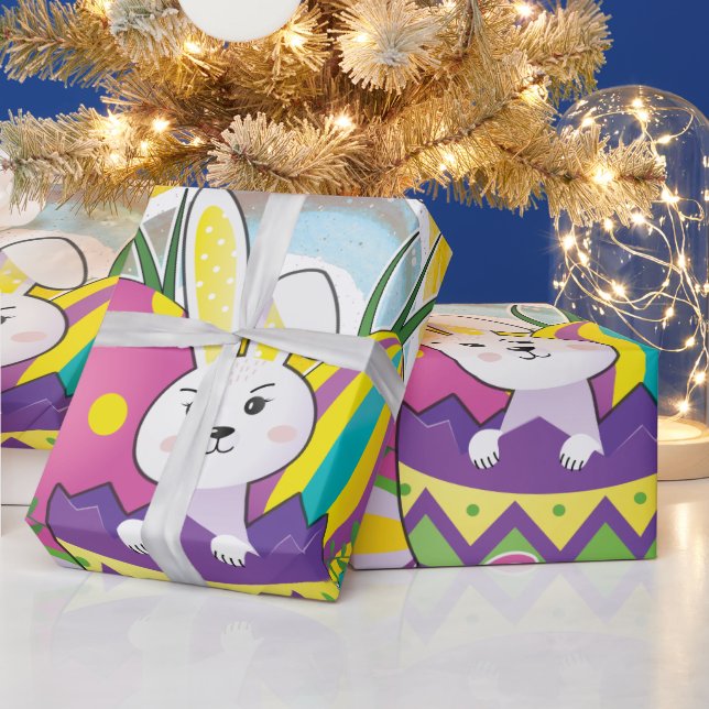 Funny Bunny Glad påsk Day Presentpapper (Helgdagar)