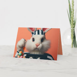 Funny Bunny Glad påsk Kort
