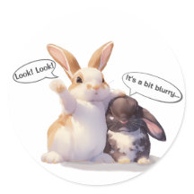 Funny Bunny –[Look! Look!][It's a bit blurry...]