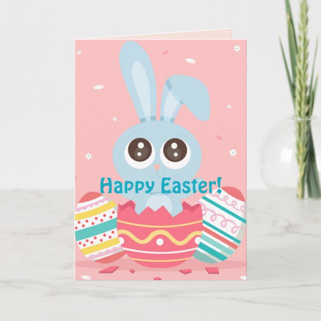 FUNNY BUNNY PÅSK CARD TACK KORT (Framsida)