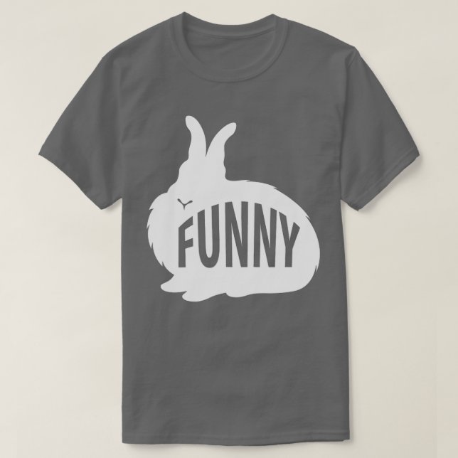 Funny Bunny - Rabbit Pun T Shirt (Design framsida)