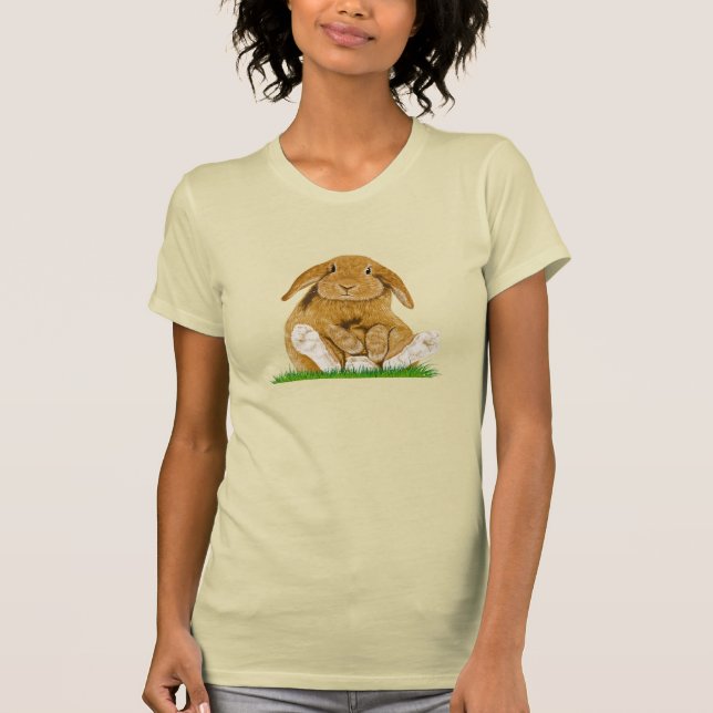 Funny  Bunny T Shirt (Framsida)
