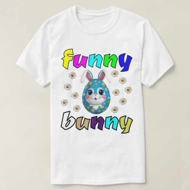 Funny Bunny T Shirt (Design framsida)