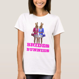 Funny bunny tjej Bachelorette Party T Shirt