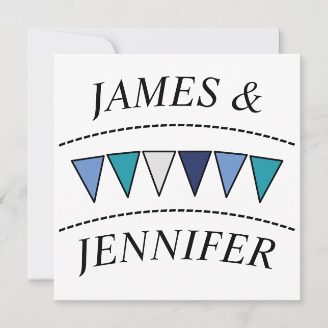 Funny Bunting Namn (Framsida)