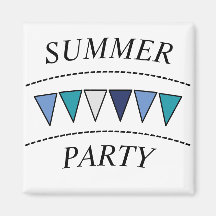 Funny Bunting Summer Party