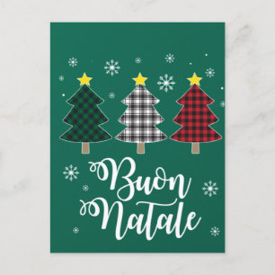Funny Buon Natale Italien Julafton Helgdag Italien Vykort