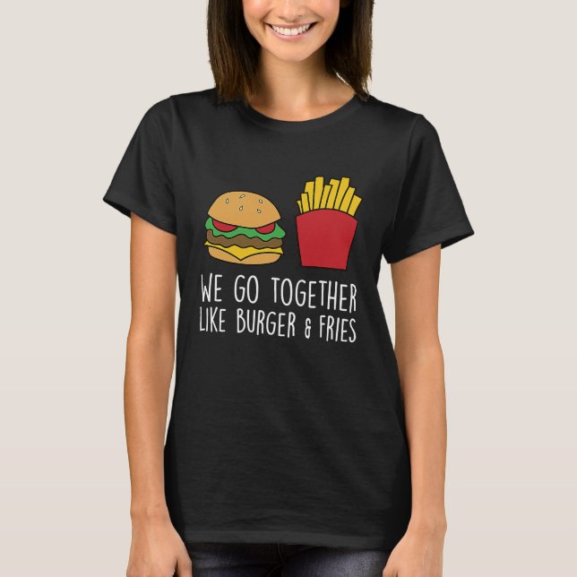 Funny Burger Quote Hamburger Cheeseburger Älskare  T Shirt (Framsida)