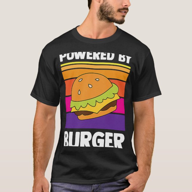Funny Burger Quote Hamburger Cheeseburger Älskare T Shirt (Framsida)