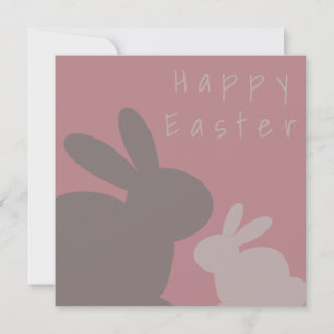 Funny Burgundy Bunny Anpassningsbar Text
