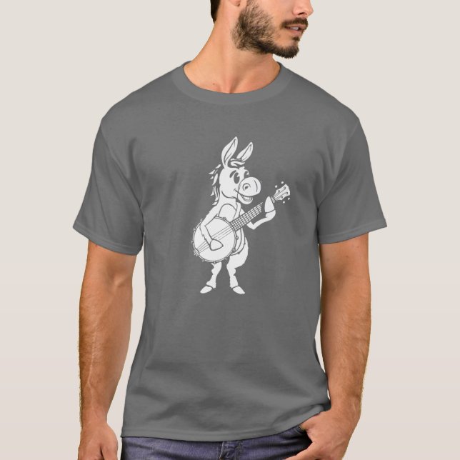 Funny Burro T Shirt (Framsida)