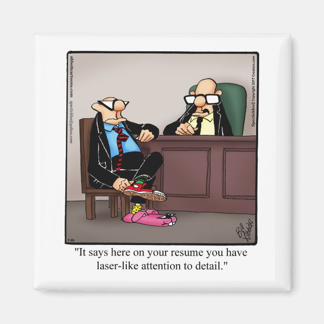 Funny Business Humor Magnets Magnet (Framsidan)