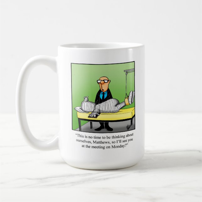 Funny Business Humor Mugg Gift (Vänster)