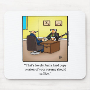 Funny Business Kontors humor Mousepad "Spectickles Musmatta