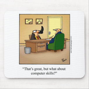 Funny Business Kontors humor Mousepad "Spectickles Musmatta