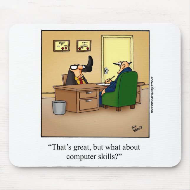 Funny Business Kontors humor Mousepad "Spectickles Musmatta (Framsidan)