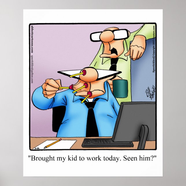 Funny Business Kontors humor Poster (Framsidan)