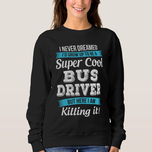 Funny Buss Driver Gift T Shirt (Framsida)