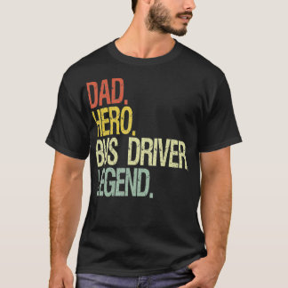 Funny buss-drivrutin pappa t shirt