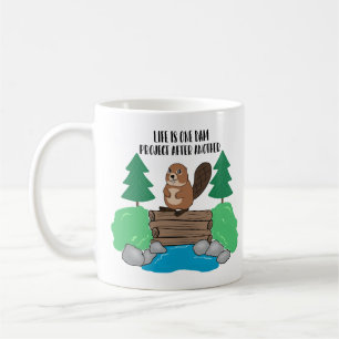 Funny Busy Beaver Dam Project Kaffemugg
