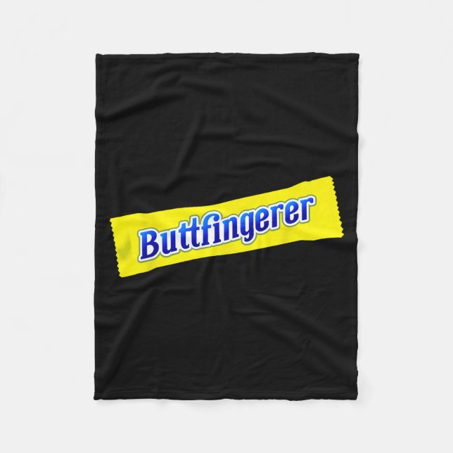 Funny Buttfingerer Inappropriate Offensive Adult D Fleecefilt (Framsidan)