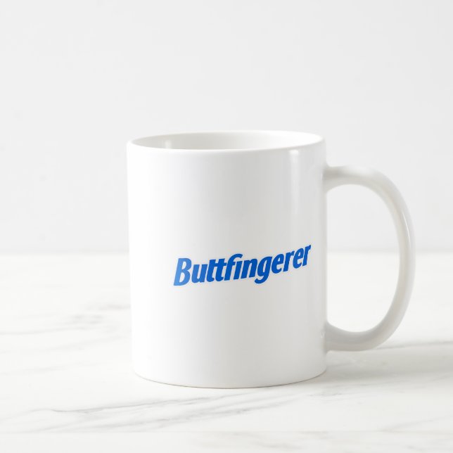 Funny Buttfingerer Tee Butt Fingerer Halloween Emb Kaffemugg (Höger)