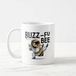 Funny Buzz-Fu Bee Martial Arts Kaffemugg