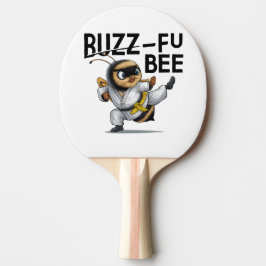 Funny Buzz-Fu Bee Martial Arts Pingisracket