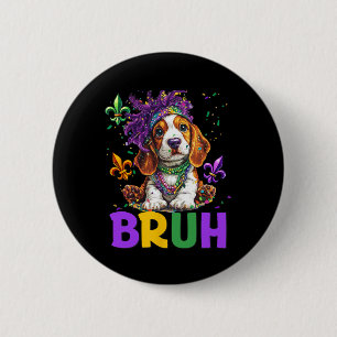 Funny Bybet Hound Hund Bruh Meme for Mardi Gras Co Knapp