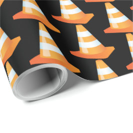 Funny Byggnad Construction Worker Safety Cone Presentpapper