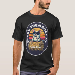 Funny Byrn Hunt - Cute Råtta med svampar Tittar fö T Shirt
