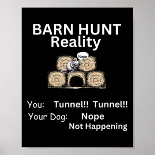 Funny Byrn Hunt - tunnelverklighet som inte händer Poster