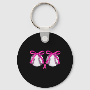Funny Bysebyll Breast Cancer Awareness Coqu Nyckelring