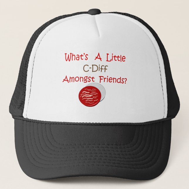 Funny C-Diff Nurse T-Shirts & Gifts Truckerkeps (Framsida)