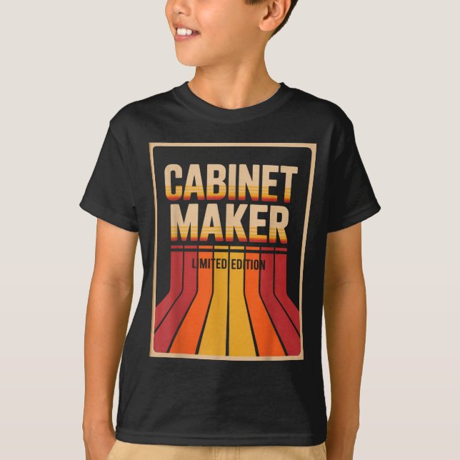 Funny Cabinet Maker Limited Edition Woodworking Hu T Shirt (Framsida)