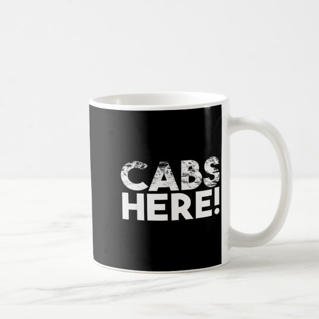 Funny Cabs Here - Funny Guido New Jersey Gtl Shore Kaffemugg (Höger)