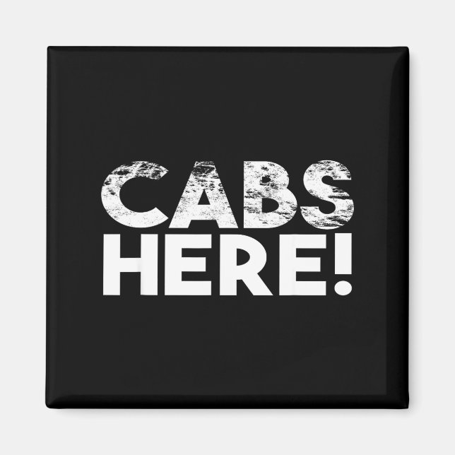 Funny Cabs Here - Funny Guido New Jersey Gtl Shore Magnet (Framsidan)