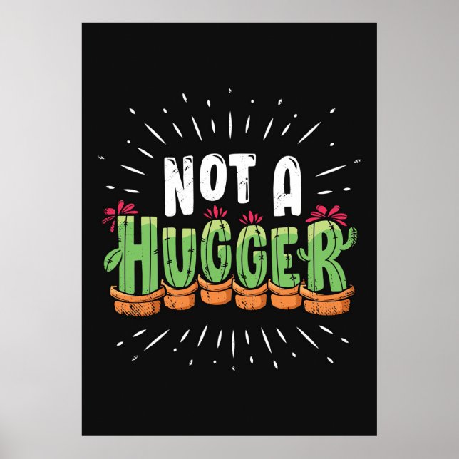 Funny Cactus Poster (Framsidan)