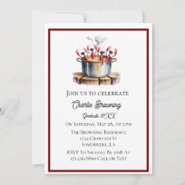 Funny Cajun Graduation Party Inbjudningar