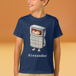 Funny Calculator Kids Math T Shirt