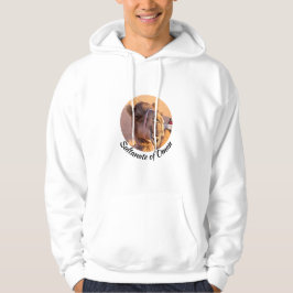 Funny Camel head i Oman Wahiba-öknen Hoodie