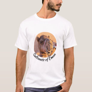 Funny Camel head i Oman Wahiba-öknen T Shirt