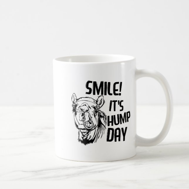 Funny Camel Smile! It's Hump Day Funny Hump Day  Kaffemugg (Höger)