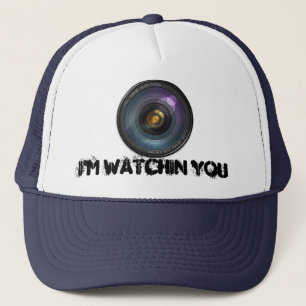 Funny Camera Lens Round Truckerkeps