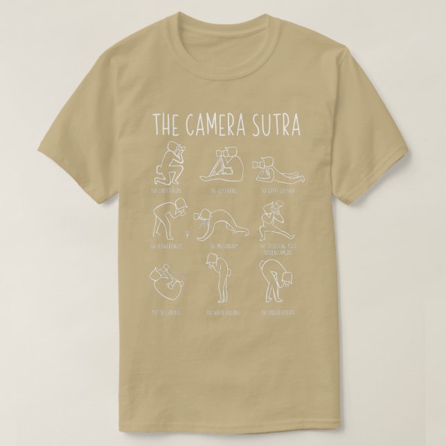 Funny Camera Sutra Photographer Photography Gift M T Shirt (Design framsida)